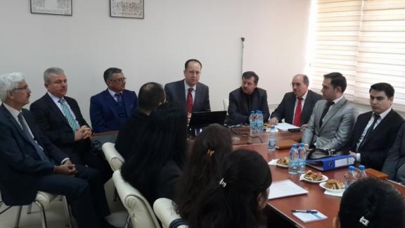 İl Milli Eğitim Müdürü Tamer KIRBAÇ Başkanlığında Genel Değerlendirme Toplantısı Yapıldı.