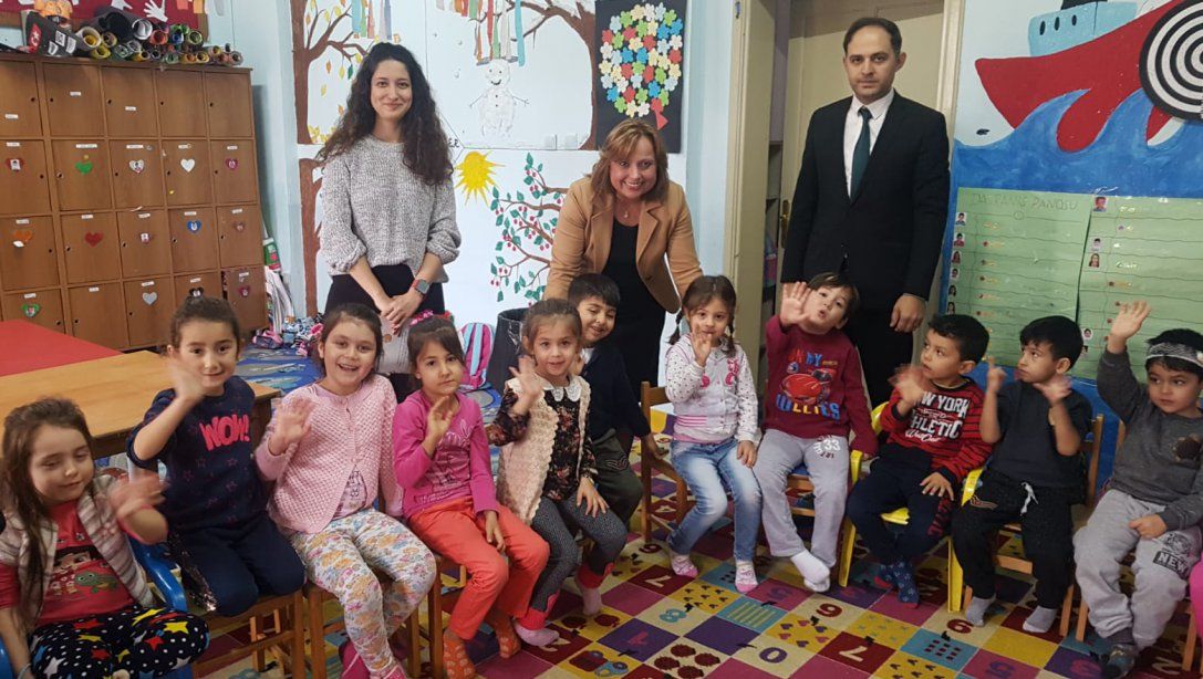 İlçe Milli Eğitim Müdürümüz Nuray KABAŞ Çayboyu Mehmet Koçar İlkokulu Anasınıfı öğrencilerini ziyaret etmiştir.