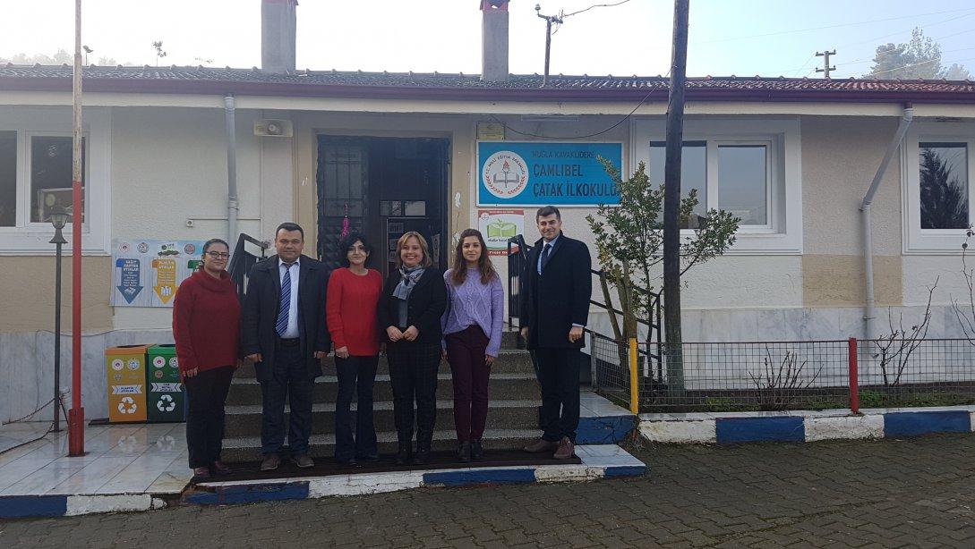 Kavaklıdere İlçe Milli Eğitim Müdürü Nuray KABAŞ´ın Çatak ve Çamyayla İlkokullarına Ziyaretleri
