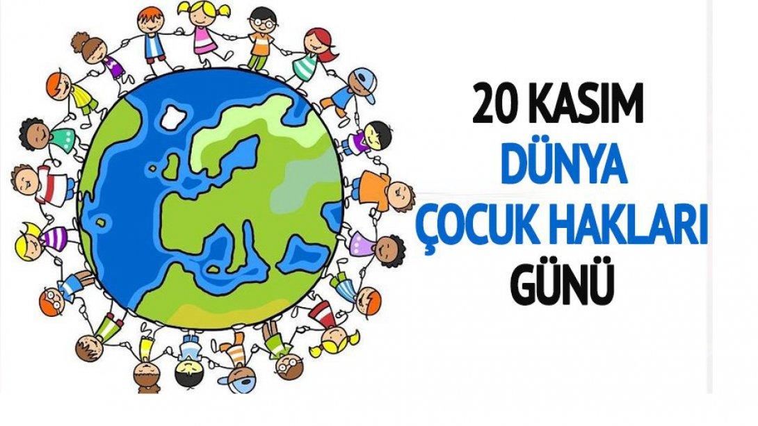 Kavaklıdere İlçe Milli Eğitim Müdürü Sayın Nuray KABAŞ'ın 20 Kasım Dünya Çocuk Hakları Günü Mesajı