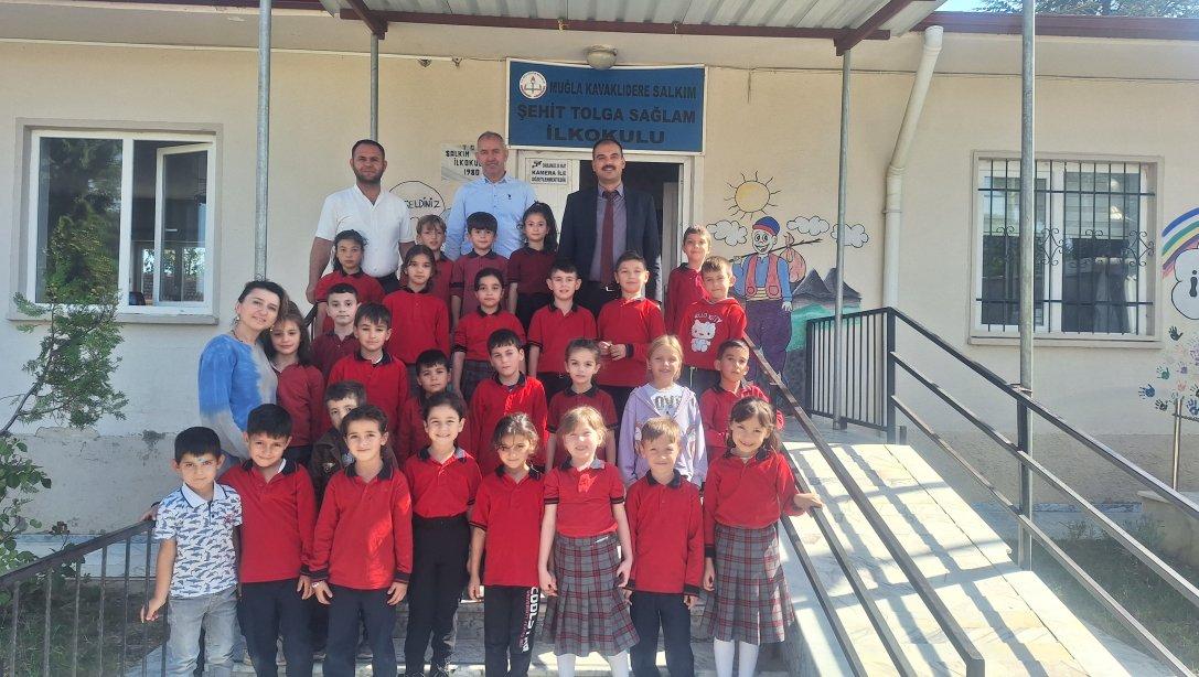 İlçe Milli Eğitim Müdürü Ümit MENTEŞE Salkım Şehit Tolga Sağlam İlkokulunu Ziyaret Etti